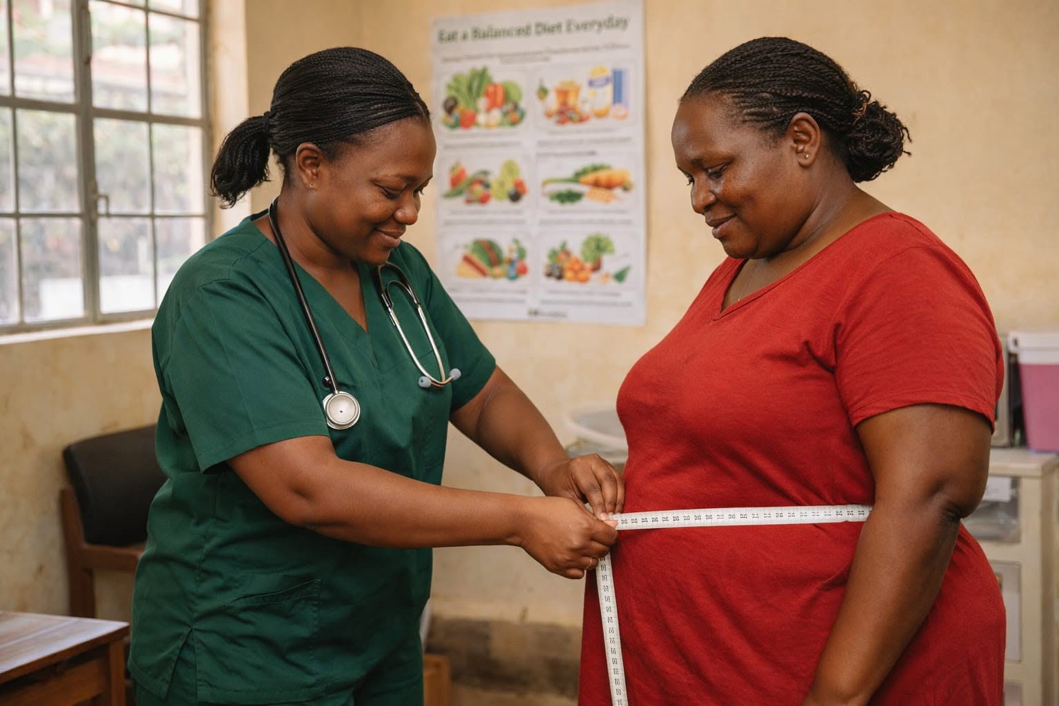 Doctor speaking with a patient